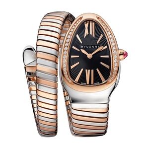 Designer Inspired Rose Gold and Silver Watch